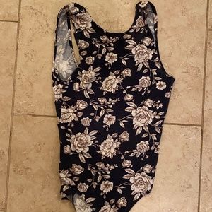 American Eagle Floral Bodysuit
